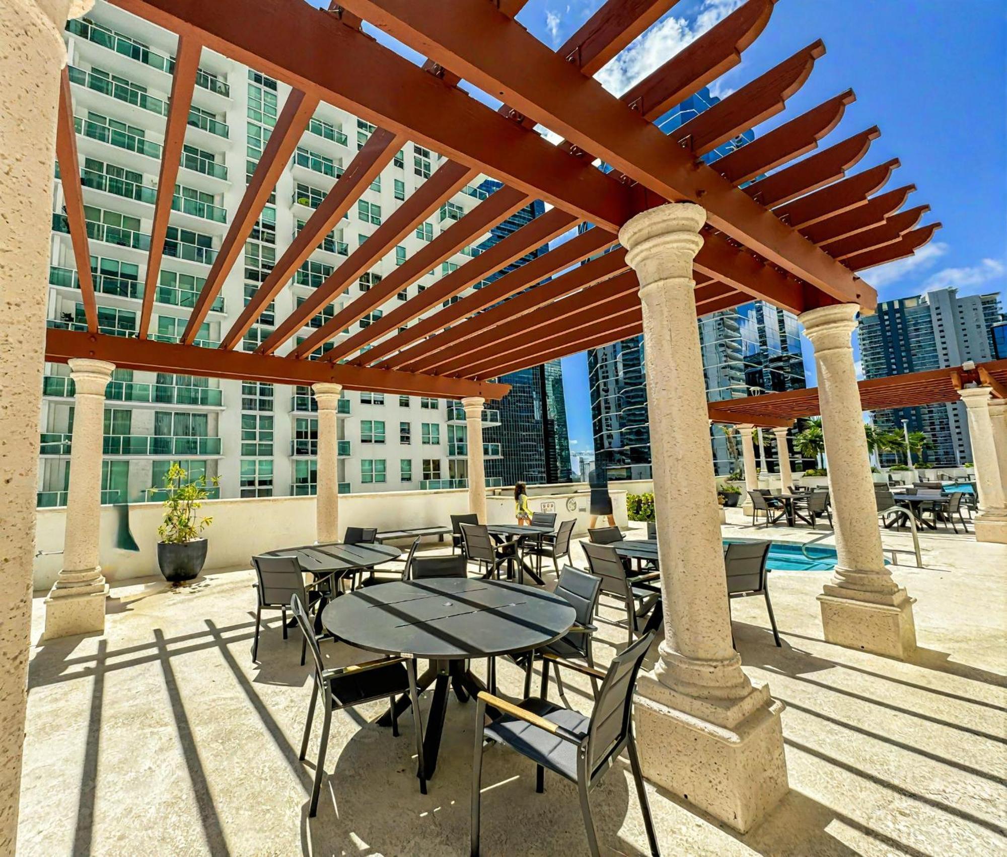 Elegant Centric Vibrant Pool Jacuzzi Free Parking Apartamento Miami Exterior foto